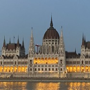 Parliment Building at dusk