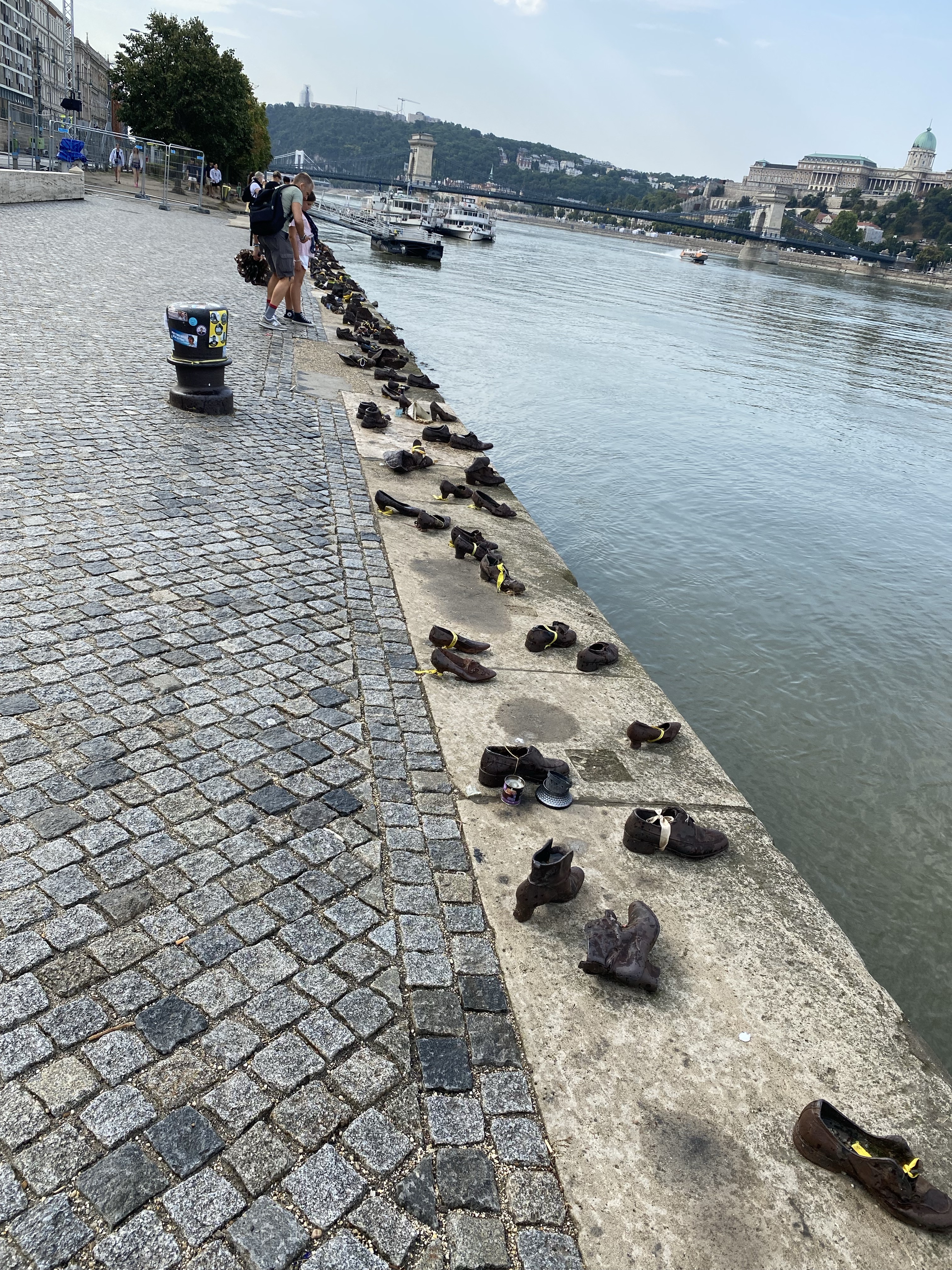 Shoe Memorial - Civilians were lined up, shot with arrows, and dumped in the Danube