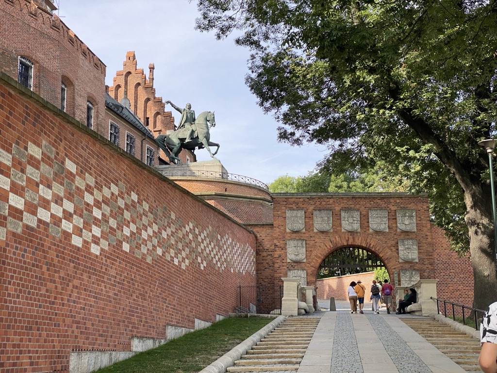 The next day, Inside Wawel Castle