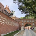 The next day, Inside Wawel Castle