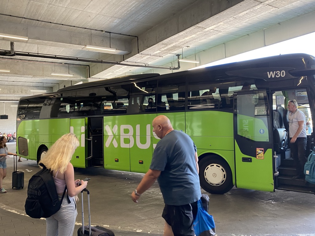 Our Flixbus awaits